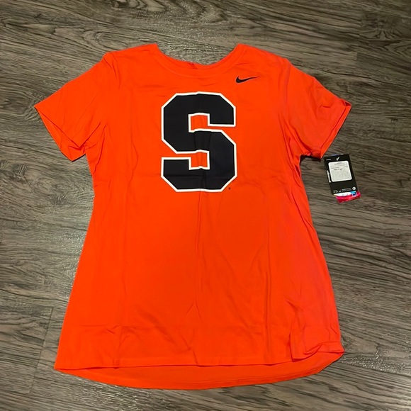 Nike Tops - New Syracuse University Nike Athletic Cut Womens Tee Sz XL